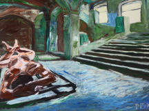 2578 "vault sleeping"-"Gew&ouml;lbe-Schlaf"